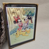 rektangulaer-messing-sort-fotoramme-fine-hjoerner-Disney-tryk